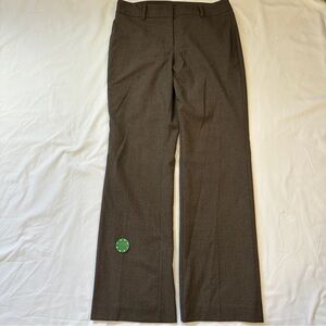 Ann Taylor Signature Fit Brown Trouser Dress Pants 6